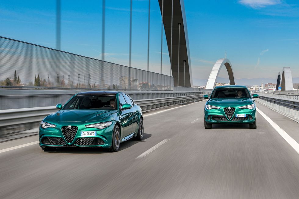 Alfa Romeo Giulia ს და Stelvio Qf ს ახალი მწვანე ფერი
