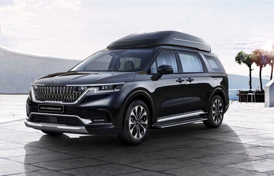 2021 წლის Kia Carnival Limo თანამედროვე ტექნოლოგიებითაა სავსე