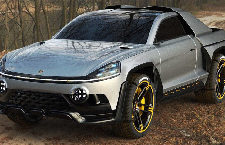 Porsche Traykan Concept-ი Cybertruck-ის არარეალური მეტოქეა