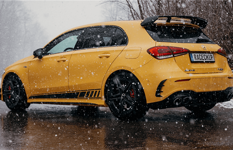 RaceChip-ის Mercedes-AMG A45 S-ს თითქმის 500 ც.ძ. აქვს