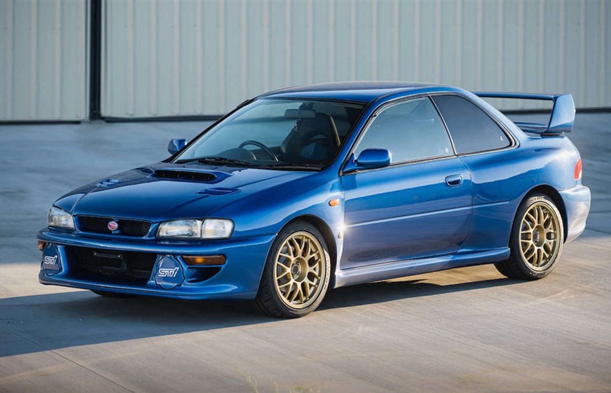 1998 წლის Subaru Impreza 22B STI აუქციონზე $312,555-ად გაიყიდა