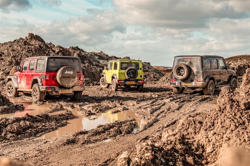 Mercedes-Benz, Ford Ranger, Toyota 4Runner, Jeep Wrangler, Toyota Land Cruiser, Ford F-150 Raptor, Toyota Tacoma TRD Pro, Land Rover Defender, Jeep Gladiator Rubicon/Mojave, Chevrolet Colorado ZR2 Bison