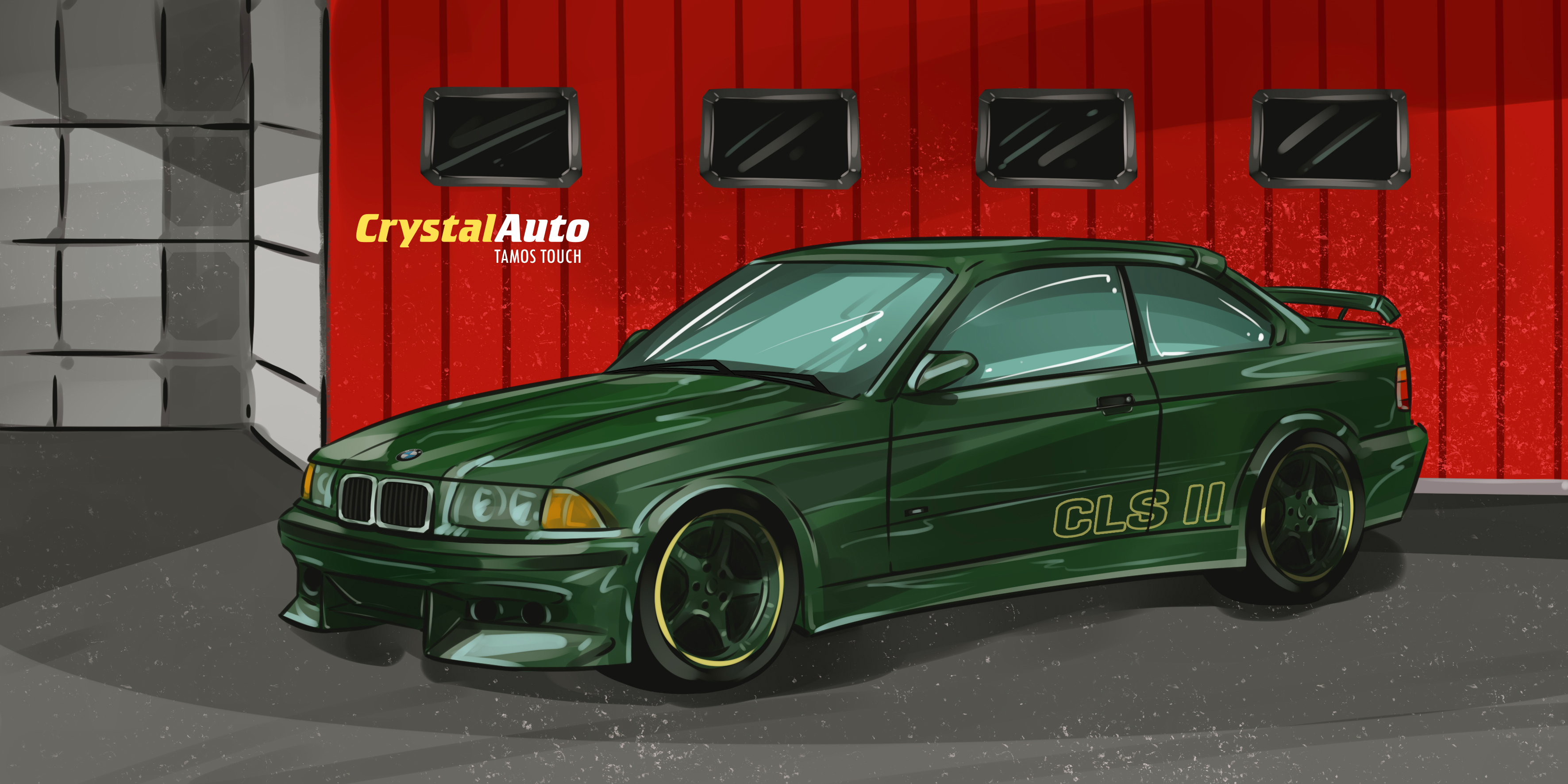 დროის მანქანის ტიუნინგი: BMW M3-ზე დაფუძნებული Coupe Lightweight Silhouettes