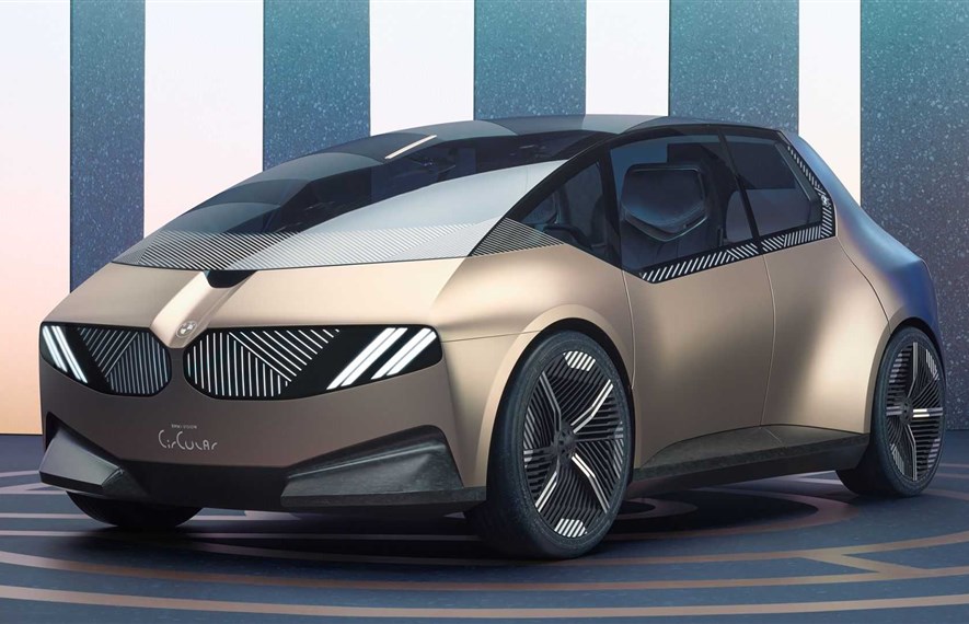 BMW-ს i Vision Circular Concept-ი მსოფლიოში პირველი 100%-ით გადამუშავებადი მანქანაა