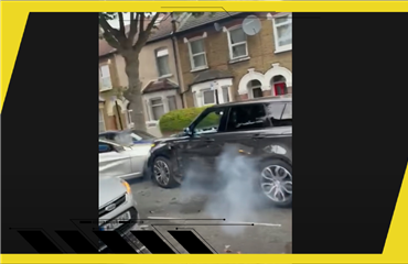 Range Rover-ის ქურდმა ლონდონის გადატვირთულ ქუჩებში გზა ძალისმიერად გაიკვლია