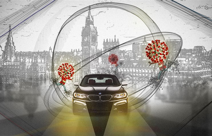 მამაკაცი კორონავირუსისგან გაქცევის დროს გააჩერეს