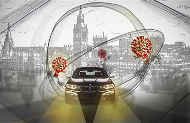 მამაკაცი კორონავირუსისგან გაქცევის დროს გააჩერეს