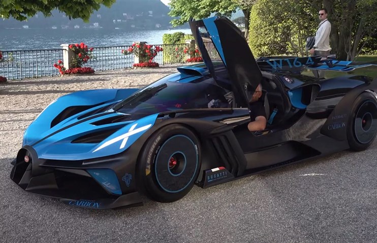 1 850-ცხენისძალიანი Bugatti Bolide-ის გრგვინვა საოცარი მოსასმენია