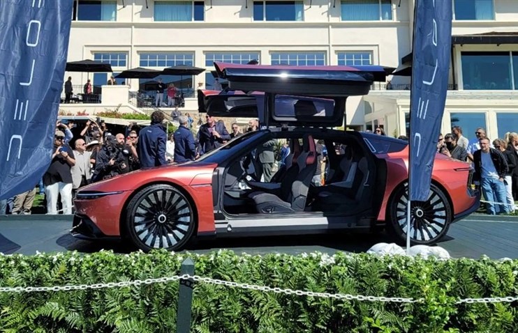Pebble Beach-ზე DeLorean Alpha5-ის დებიუტი შედგა