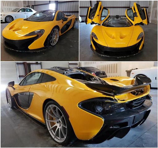 ფლორიდაში წყლით დაფარული McLaren P1 აუქციონზე გამოჩნდა