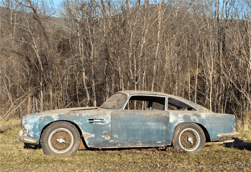 აუქციონი, ფარდული, Aston Martin, DB4