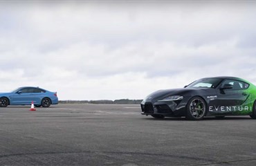 Toyota Supra-ს და BMW M4-ის დრაგ ტესტი