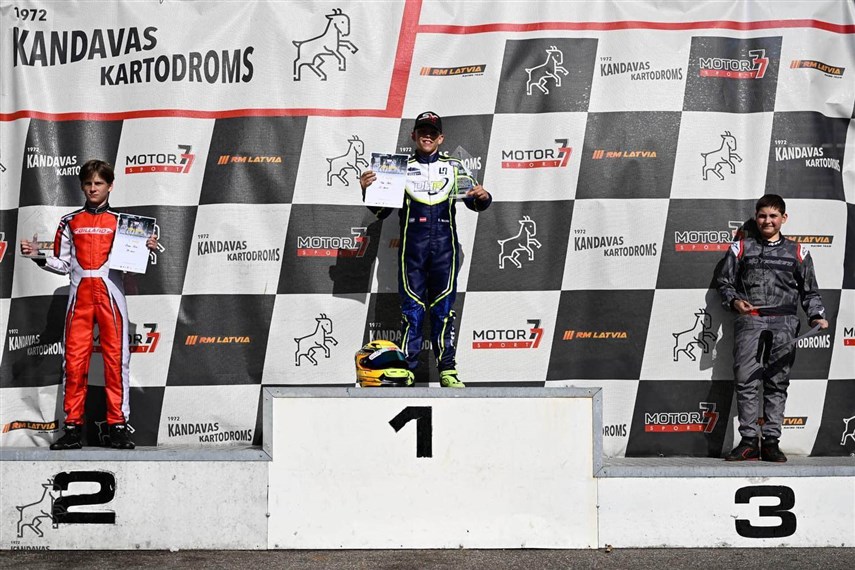 12 წლის მათე კობახიძე Rotax max Challenge Latvia-ში პოდიუმზე მოხვდა