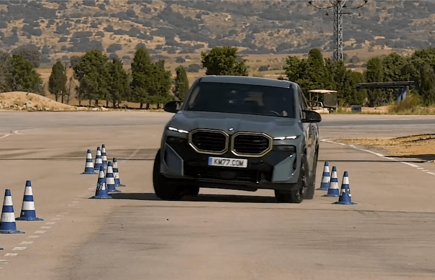 BMW, XM, მანევრულობის ტესტი