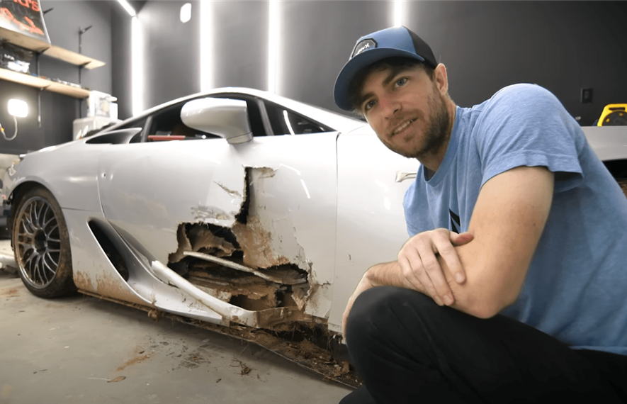 ავარია, Lexus, LFA