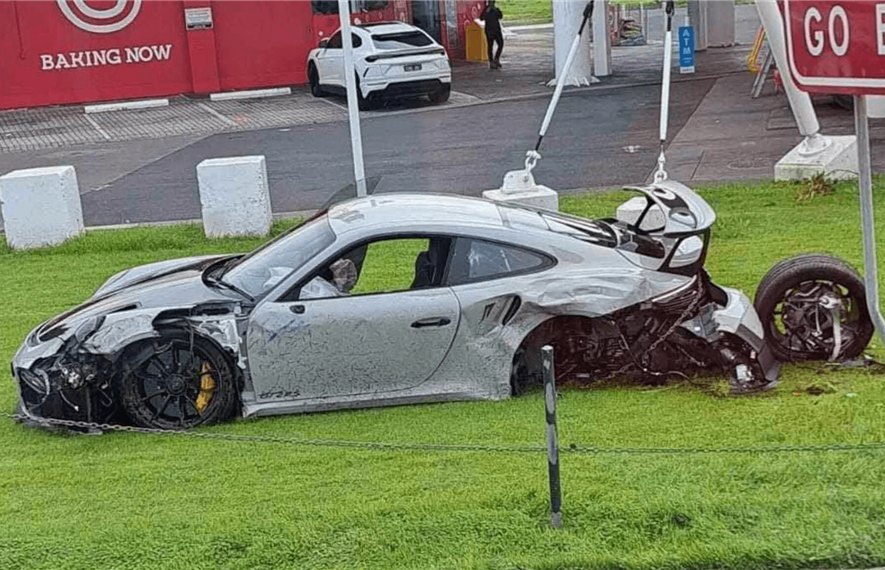 ავარია, Porsche, Porsche 911, 911 GT2 RS, sche 911 GT2