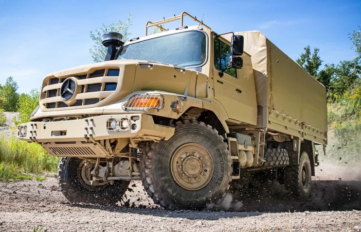 სამხედრო 6x6 Mercedes-ი: 12.8-ლიტრიანი ძრავით