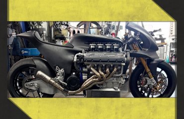 Ferrari-ის V8 ძრავა მოტოციკლში? | HF355-ს 400 ცხენის ძალა აქვს!