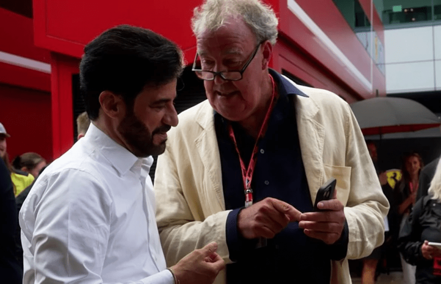 ჯერემი კლარკსონი, ფერარი, ფია, ტოპ გირი, ფერარი ეფ50, ფერარი ენცო, საერთაშორისო საავტომობილო ფედერაცია, მოჰამედ ბენ სულაიემი