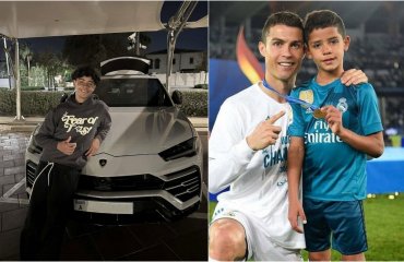 კრიშტიანუ რონალდუს 15 წლის შვილს უკვე პირველი Lambo ჰყავს
