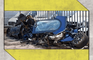 McLaren-ი მაღალი სიჩქარით საცხოვრებელ სახლს შეეჯახა