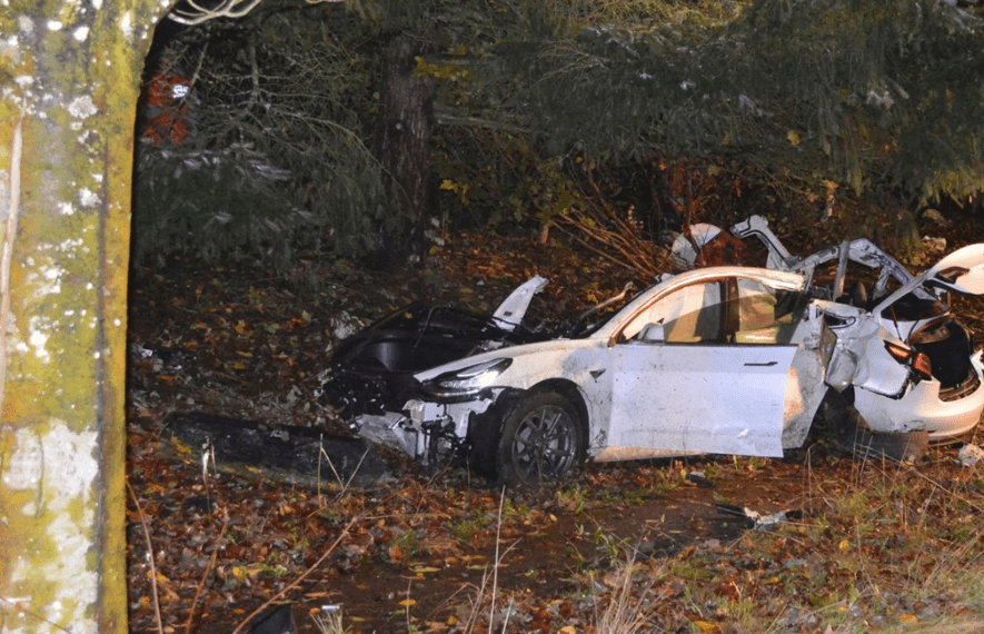 ავარია, ელექტრომობილები, ტესლა, ტესლა მოდელ 3