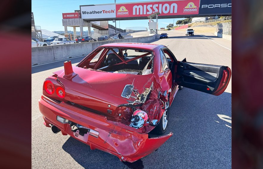 Nissan, Nissan Skyline GT-R, სარჩელი, Laguna Seca