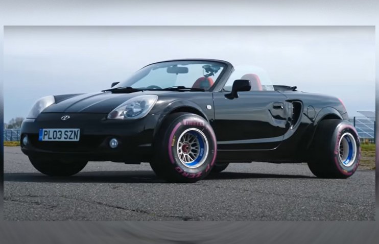 რა მოხდება თუ საგზაო ავტომობილს F1-ის საბურავებს დავუყენებთ?