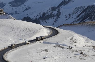 უამინდობის გამო, საქართველოში, საავტომობილო გზების ნაწილზე მოძრაობა შეზღუდულია