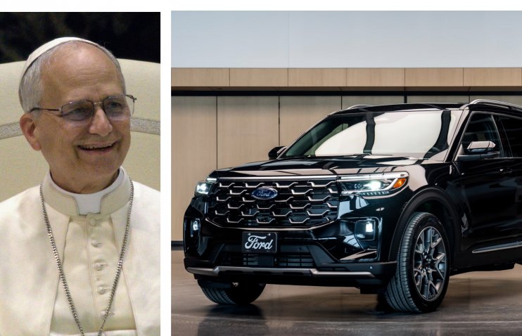 Ford-ის CEO-მ ამერიკელ პაპ ლეო XIV-ს ჩიკაგოში აწყობილი Explorer-ი გადასცა