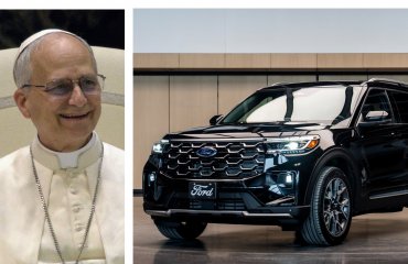 Ford-ის CEO-მ ამერიკელ პაპ ლეო XIV-ს ჩიკაგოში აწყობილი Explorer-ი გადასცა
