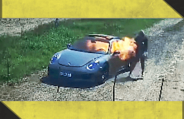 გადასახადებისგან თავის ასარიდებლად მამაკაცმა Porsche 911 დაწვა და საკუთარი გატაცება გაითამაშა