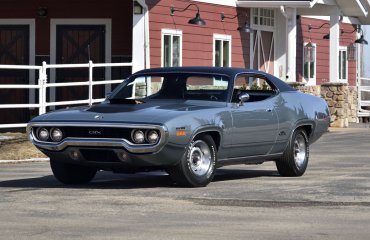 Mecum-ის აუქციონზე უიშვიათესი 1971 Plymouth Hemi GTX-ი იყიდება