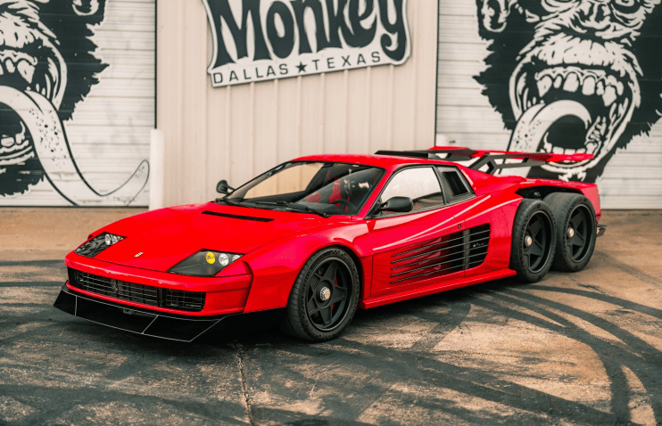 ტუნერების საავტომობილო მკრეხელობა — 6X6 Ferrari Testarossa 1.5 მილიონი ეღირება