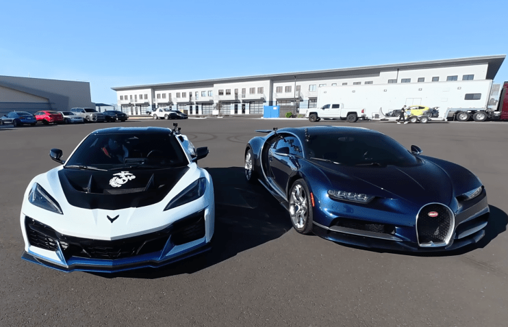 Bugatti-ს $3.5-მილიონიანი სუპერქარი Corvette-მა „შეარცხვინა“