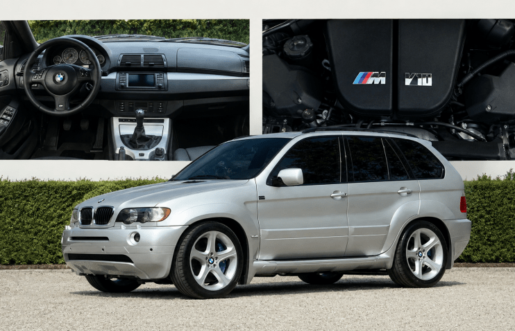 V10 პირველი თაობის X5-ში — BMW-ისა და Kith-ის გიჟური ნამუშევარი