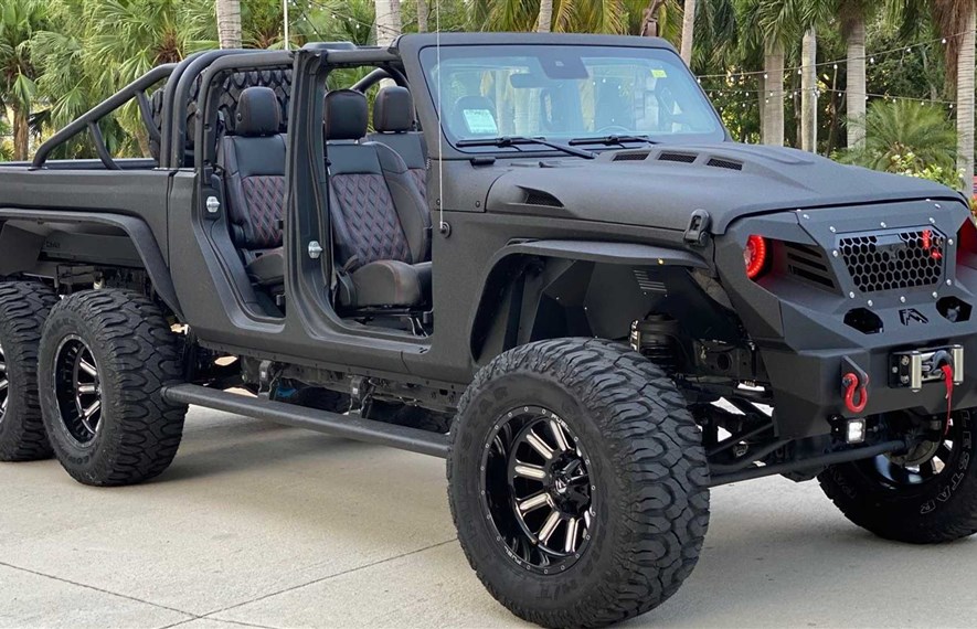 6x6, ჯიპი, ჯიპ გლადიატორი, ტუნინგი, ვი 8