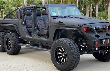 Jeep Gladiator 6x6, Corvette-ს ძრავით, აპოკალიფსისთვის მზადაა