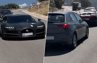 17 000-ევროიანი Volkswagen-ი თავისზე 200-ჯერ ძვირ Bugatti-ს დაეჯახა