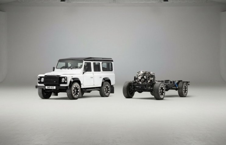 Land Rover-მა კლასიკურ Defender-ს 405-ცხენისძალიანი V8 დაუბრუნა