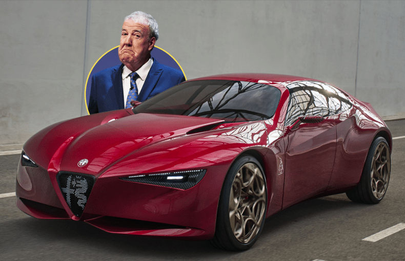 ჯერემი კლარკსონმა Alfa Romeo-ს ახალი პროტოტიპით აღფრთოვანება ვერ დამალა