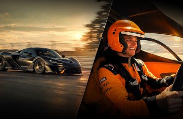 „მისი სისწრაფე ცოტა მაშინებს“ | ლანდო ნორისი McLaren W1-ით აღფრთოვანებულია