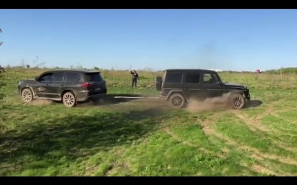 Lexus LX 570 (600 ცხენის ძალა) VS Mercedes G 63 AMG (571 ცხენის ძალა)