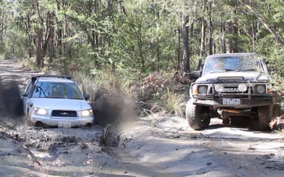 Subaru უგზოობაში ნამდვილ 