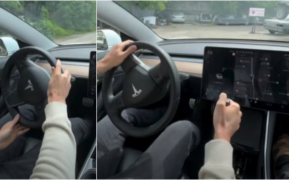 ჰიდრავლიკური მუხრუჭი Tesla-ზე?