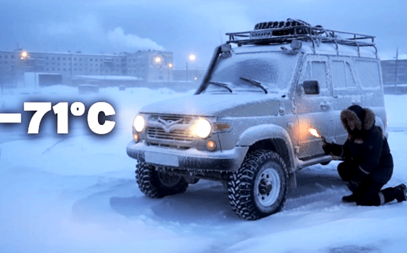 როგორ მართავენ მანქანებს ციმბირში, -71°C-ში?
