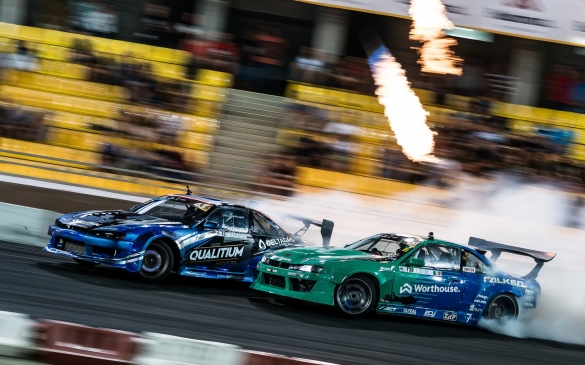 დინის და ბორკოვსკის სანახაობრივი გარბენი - Drift Masters 2019