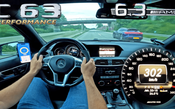 AMG-ის მოყვარულთა სამოთხე - C63 გერმანიის ავტობანზე